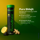 Goodnex Pure Shilajit Effervescent Tablets | Strength, Vitality & Stamina Booster
