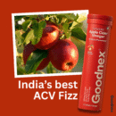 Goodnex Apple Cider Vinegar Fizz – High Potency ACV with Vitamins B6 & B12 | Zero Sugar