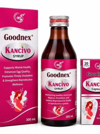 Goodnex Kancivo Syrup + Capsules | Ayurvedic Women's Fertility & Reproductive Wellness Support